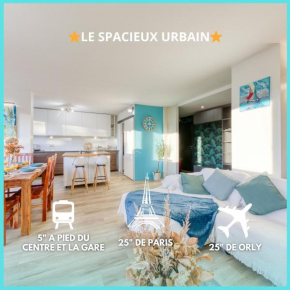 Spacieux Appart Proche Paris & Orly- Gare 4min à pied